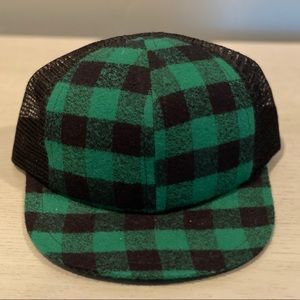 💚🖤Green and Black🖤💚 Checkered George Hat